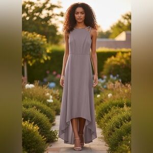 TFNC Square Open Back Pearl Dress